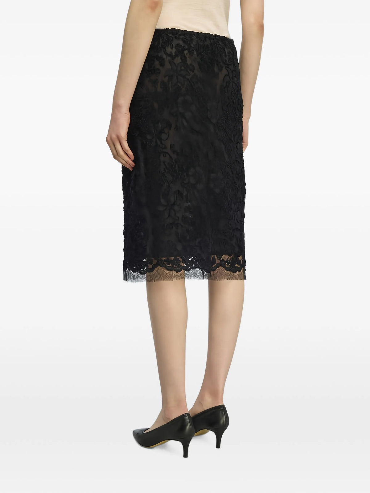 Semi-couture Gonne midi da Donna Semi-couture, colore Nero Nero