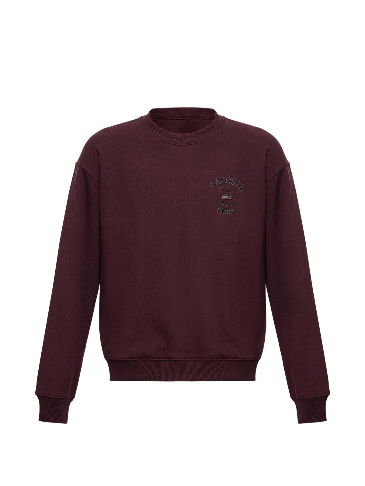 Lacoste Felpe girocollo da Uomo Lacoste, colore Marrone Marrone