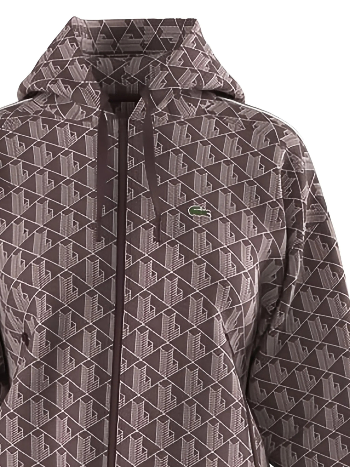Lacoste Felpe con zip da Donna Lacoste, colore Marrone Marrone
