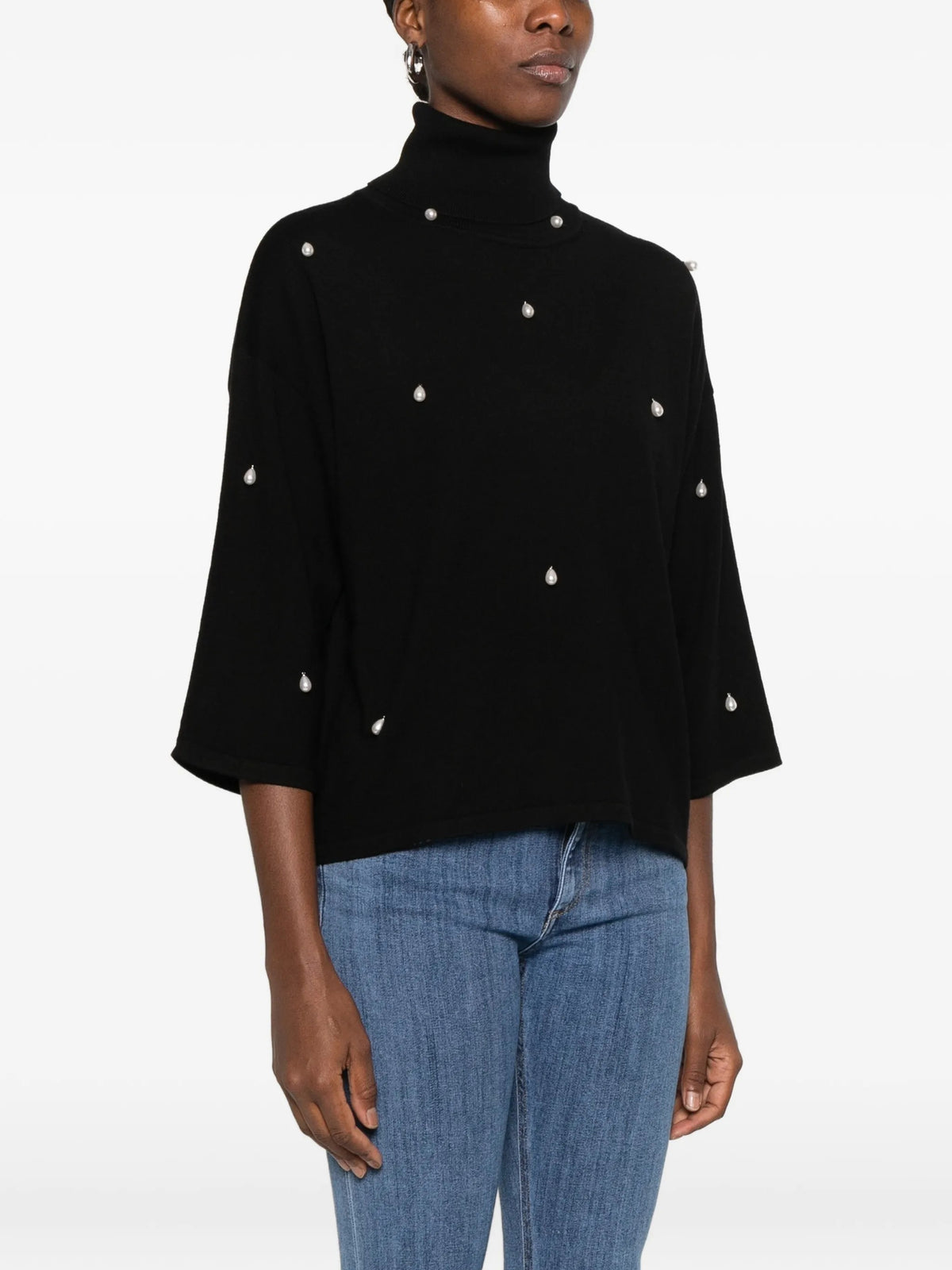 Meimeij Maglie collo alto da Donna Meimeij, colore Nero Nero