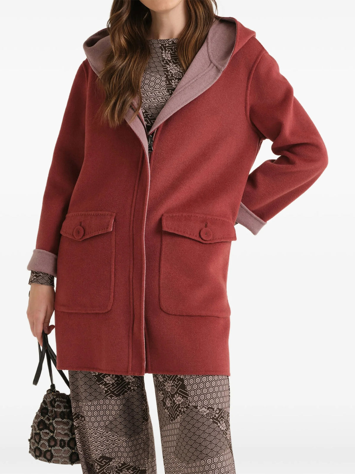Maliparmi Cappotti lunghi da Donna Maliparmi, colore Rosso Rosso