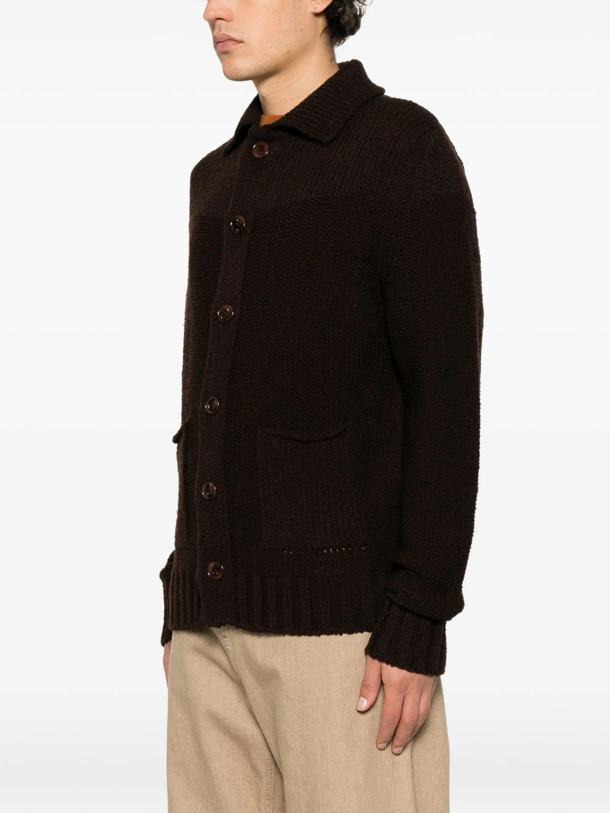 Daniele Fiesoli Cardigan e giacche in maglia da Uomo Daniele fiesoli, colore Marrone Marrone