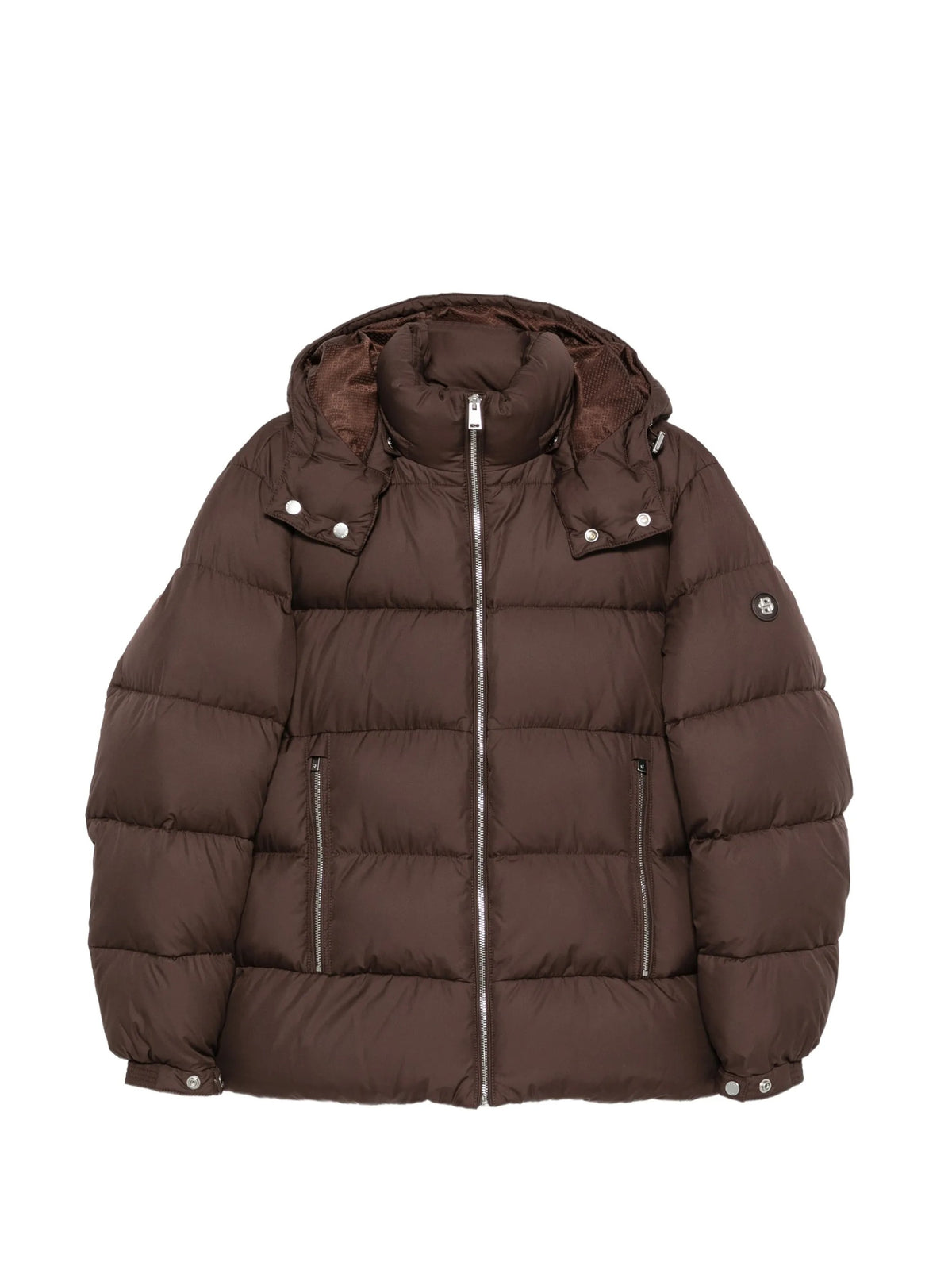 Boss Piumini corti da Uomo Boss, colore Marrone Marrone