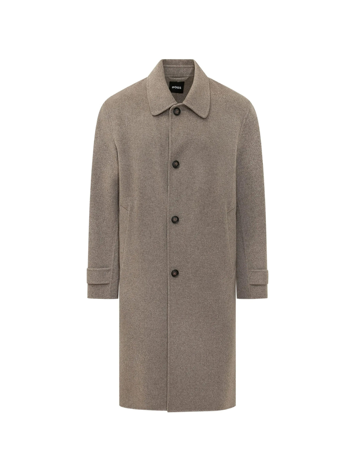 Boss Cappotti doppiopetto da Uomo Boss, colore Marrone Marrone