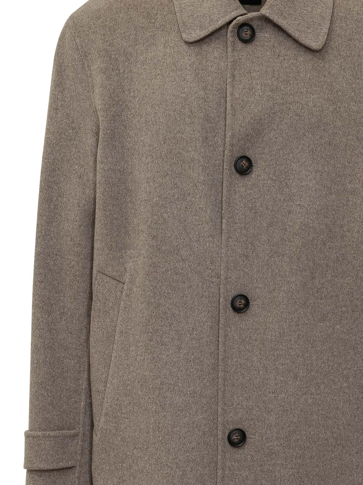 Boss Cappotti doppiopetto da Uomo Boss, colore Marrone Marrone