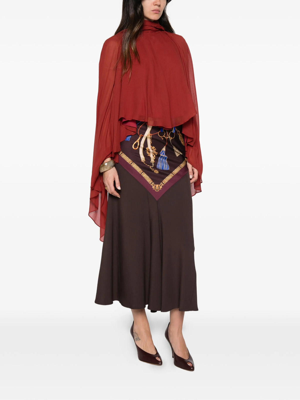 Etro Gonne lunghe da Donna Etro, colore Marrone Marrone