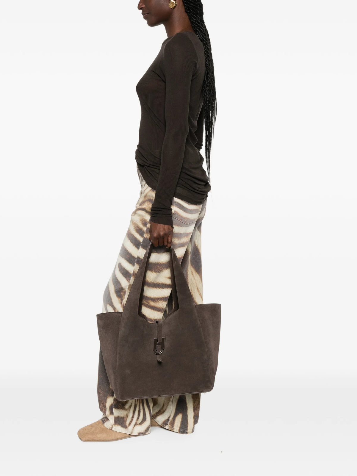 Hogan Borse a spalla da Donna Hogan, colore Marrone Marrone