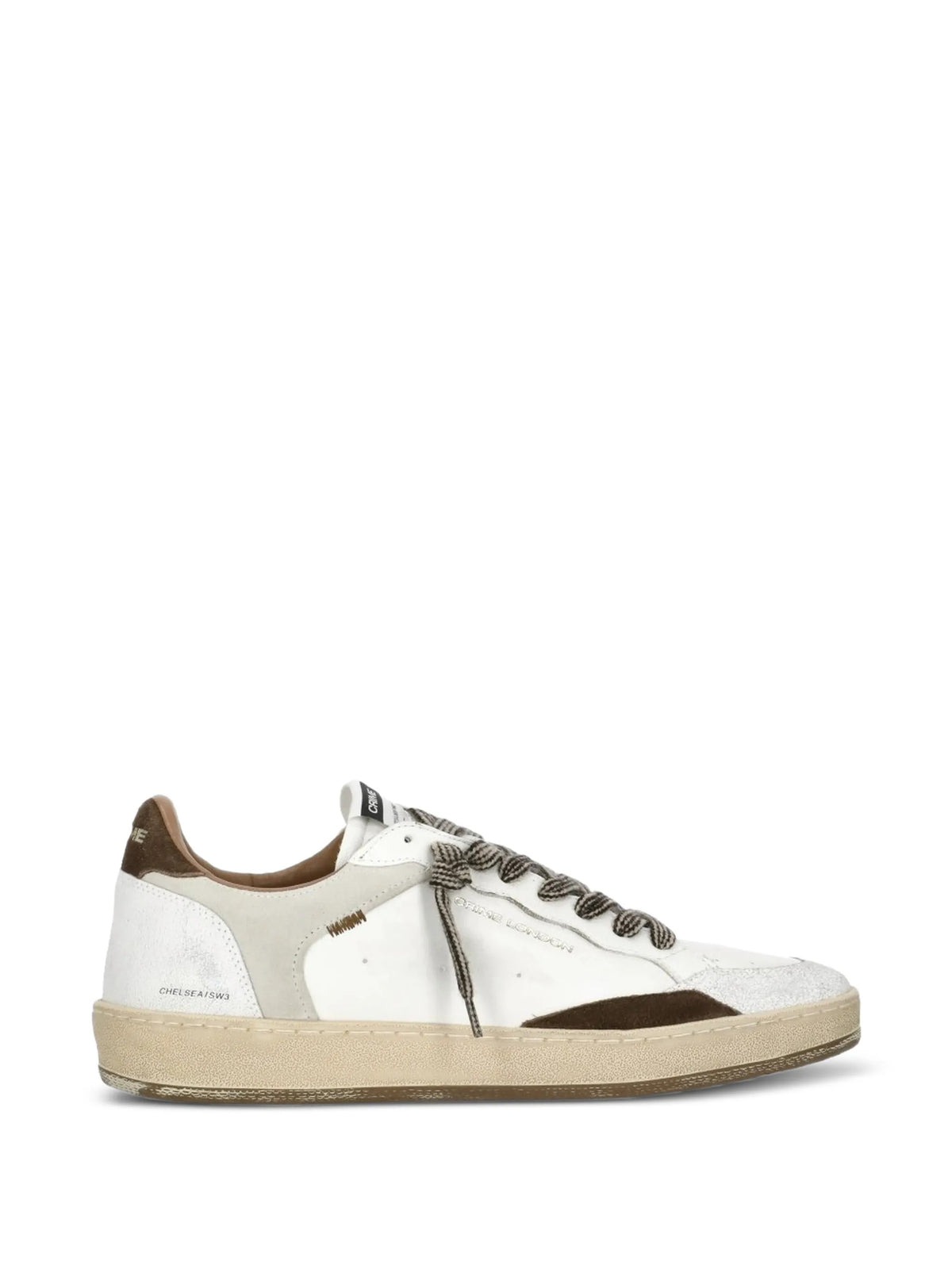 Crime London Sneakers da Uomo Crime london, colore Bianco Bianco