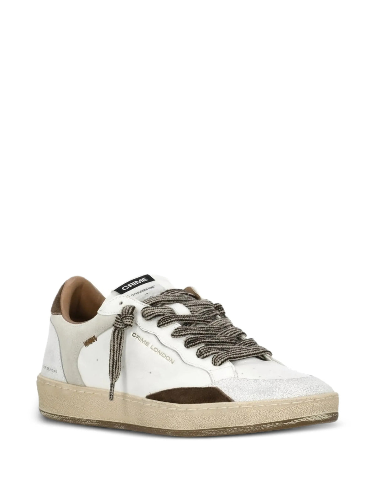 Crime London Sneakers da Uomo Crime london, colore Bianco Bianco