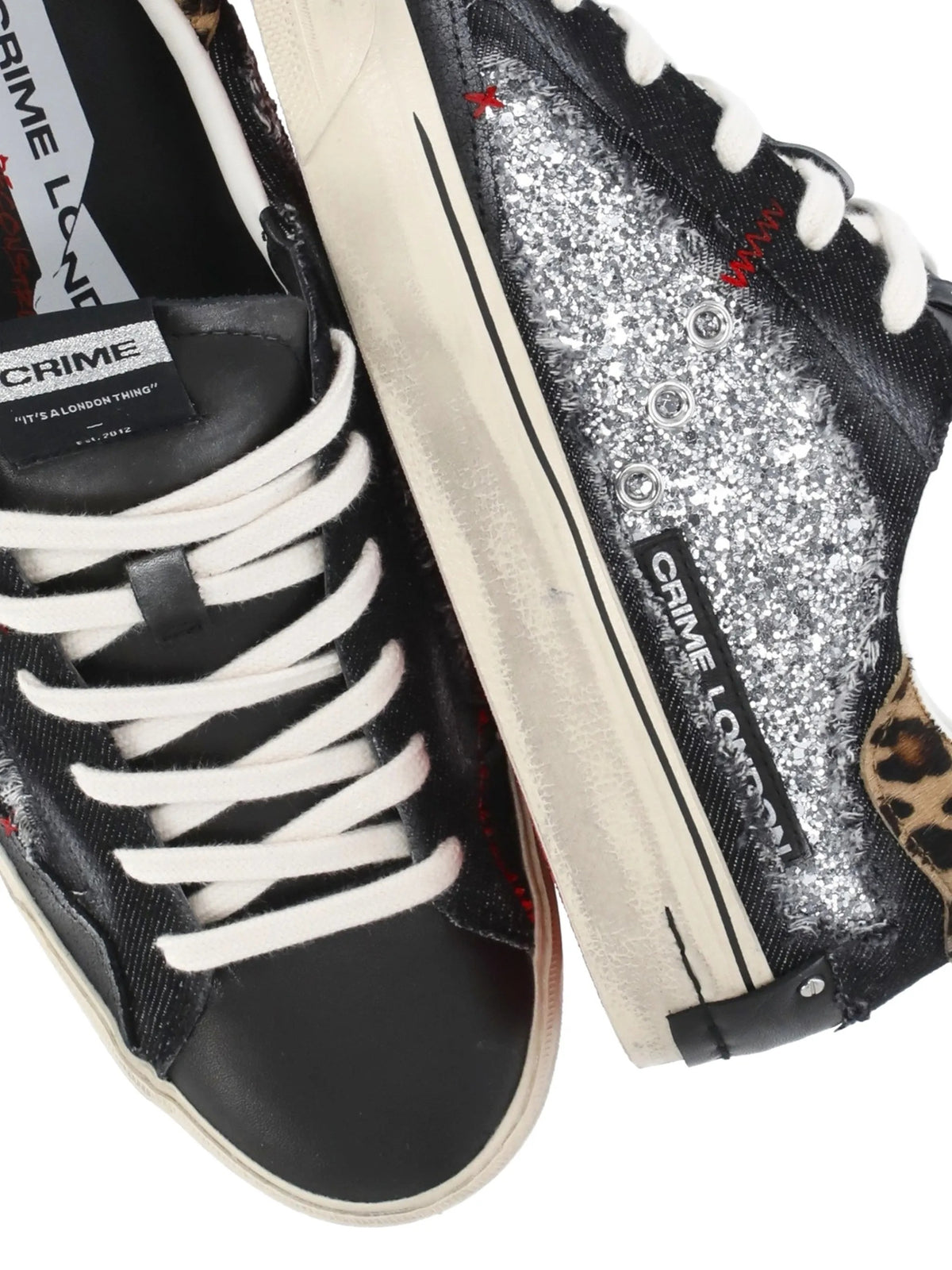 Crime London Sneakers da Donna Crime london, colore Multicolor Multicolor