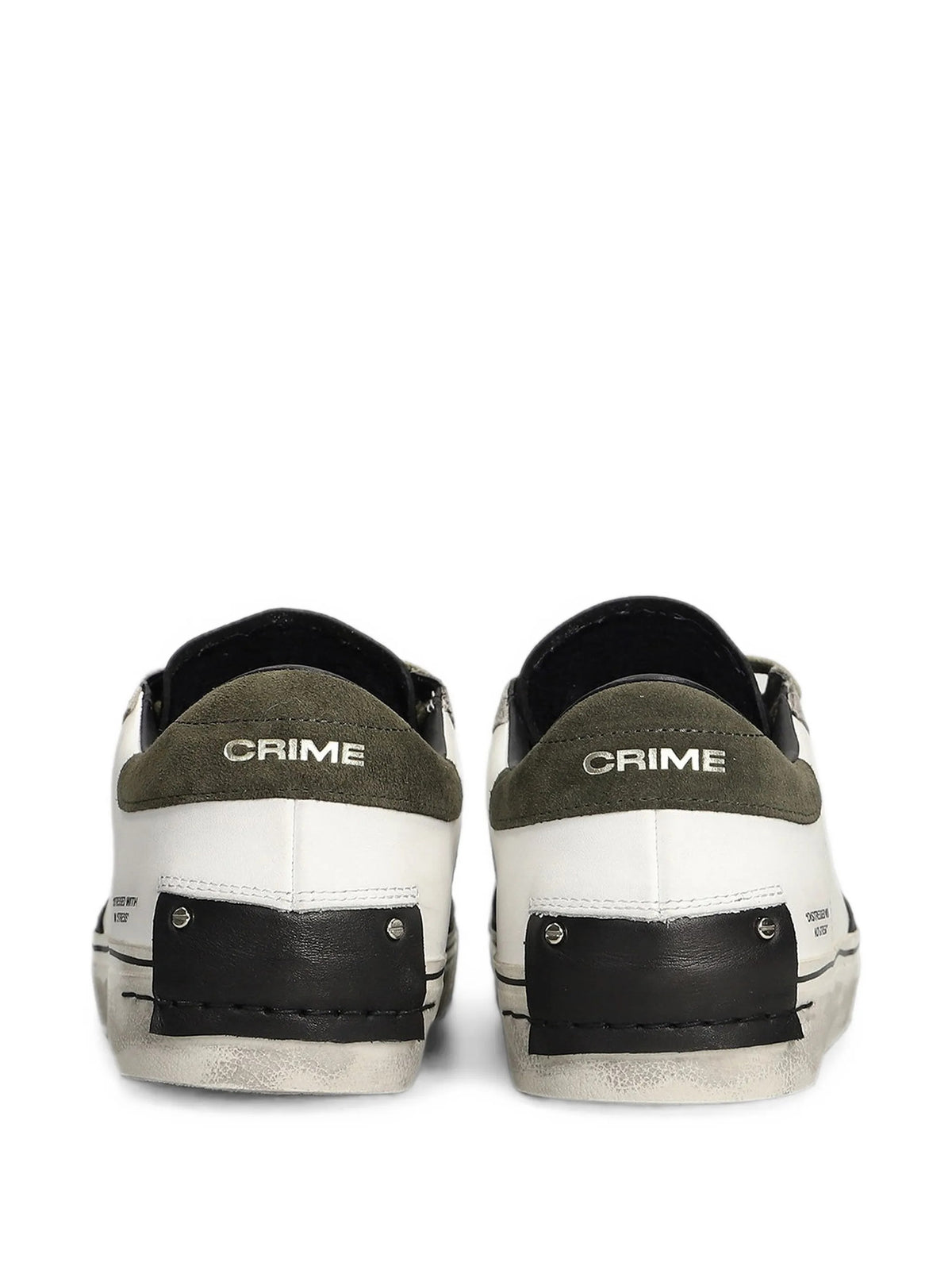 Crime London Sneakers da Uomo Crime london, colore Bianco Bianco