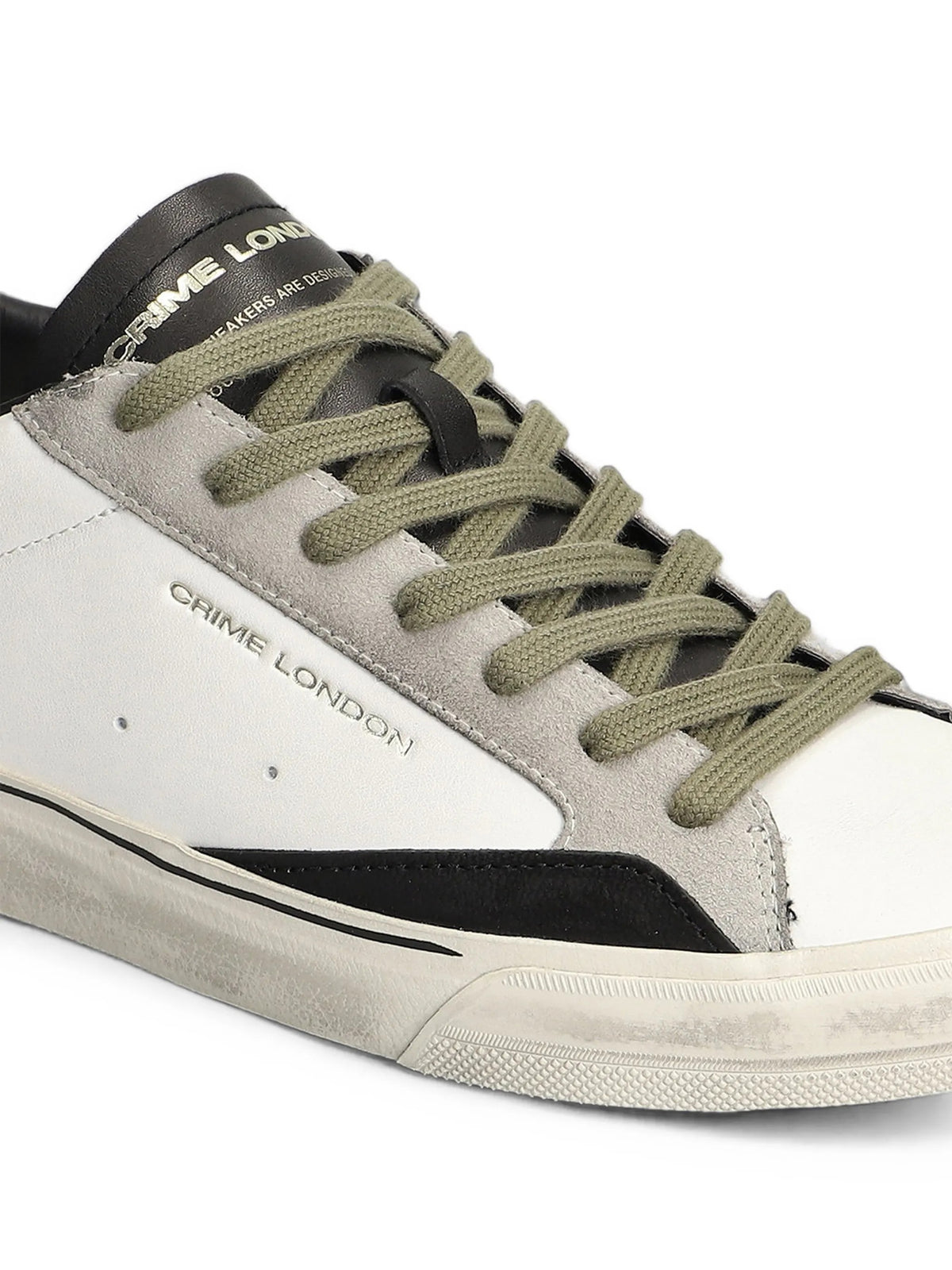 Crime London Sneakers da Uomo Crime london, colore Bianco Bianco