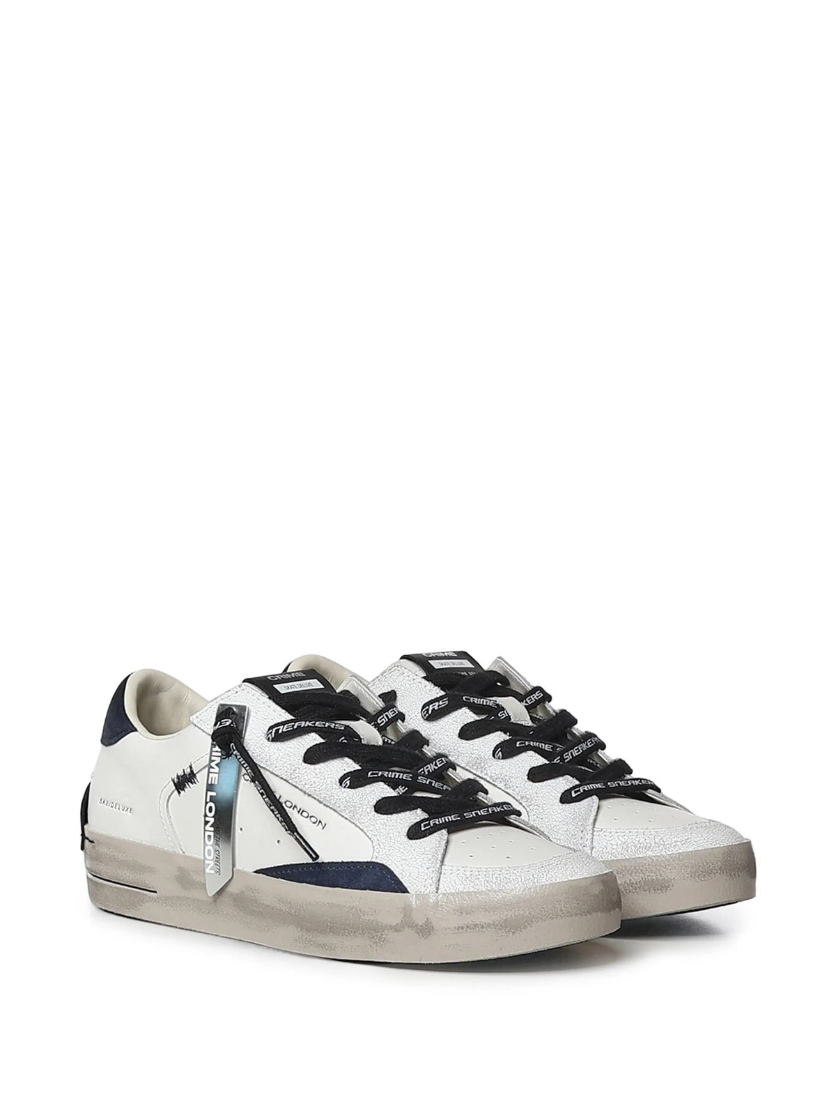 Crime London Sneakers da Uomo Crime london, colore Bianco Bianco
