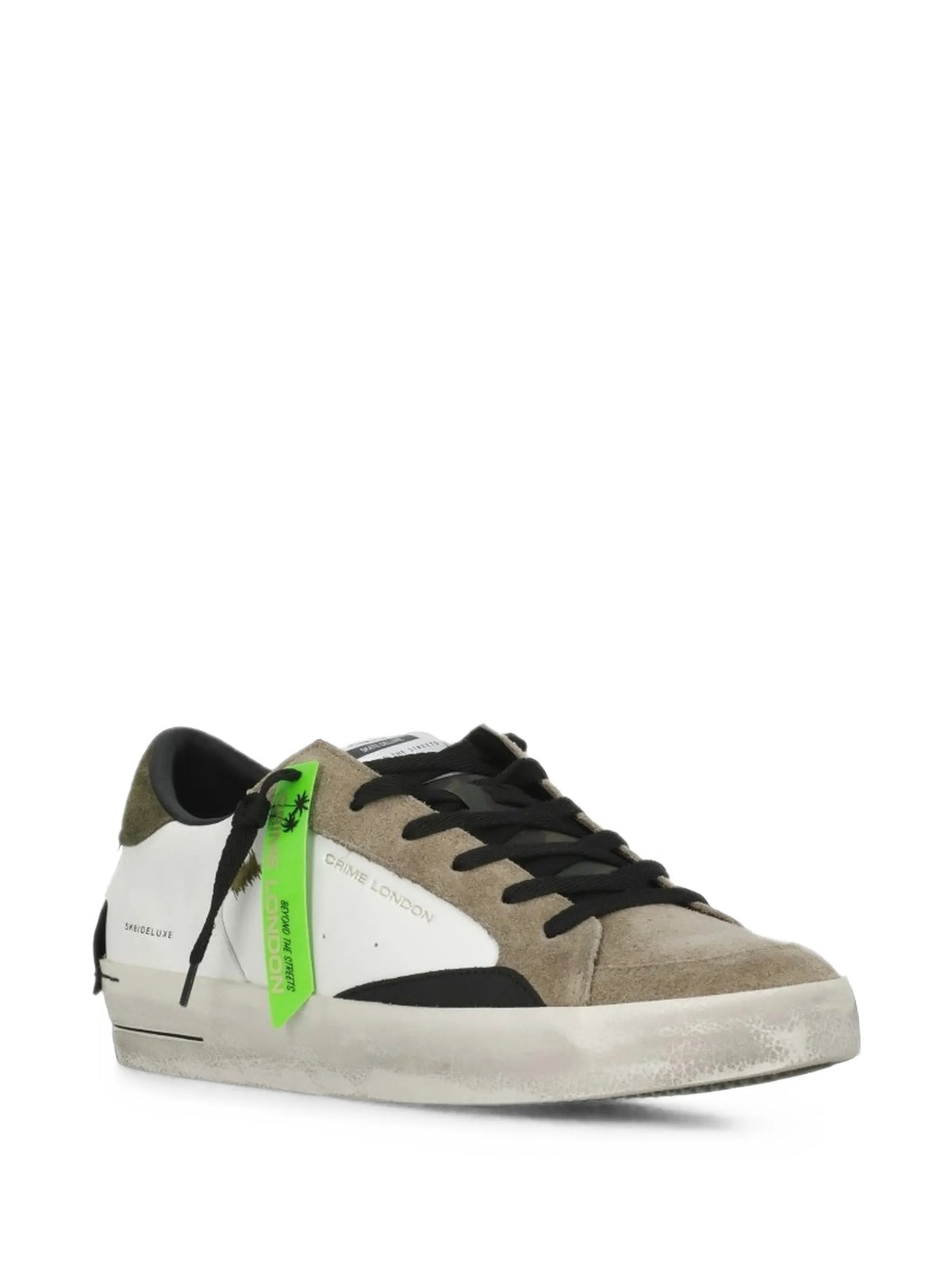 Crime London Sneakers da Uomo Crime london, colore Bianco Bianco