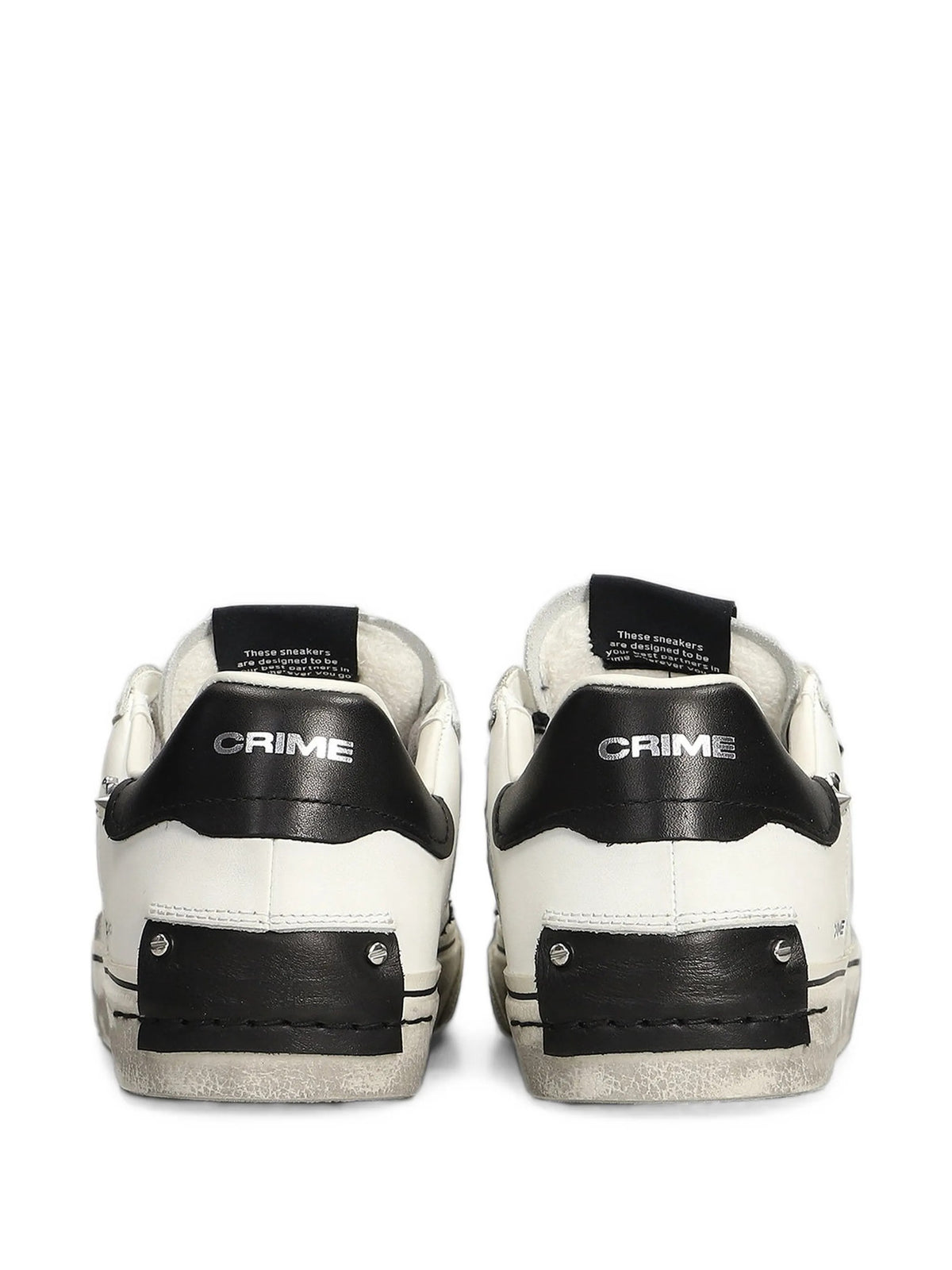 Crime London Sneakers da Donna Crime london, colore Bianco Bianco