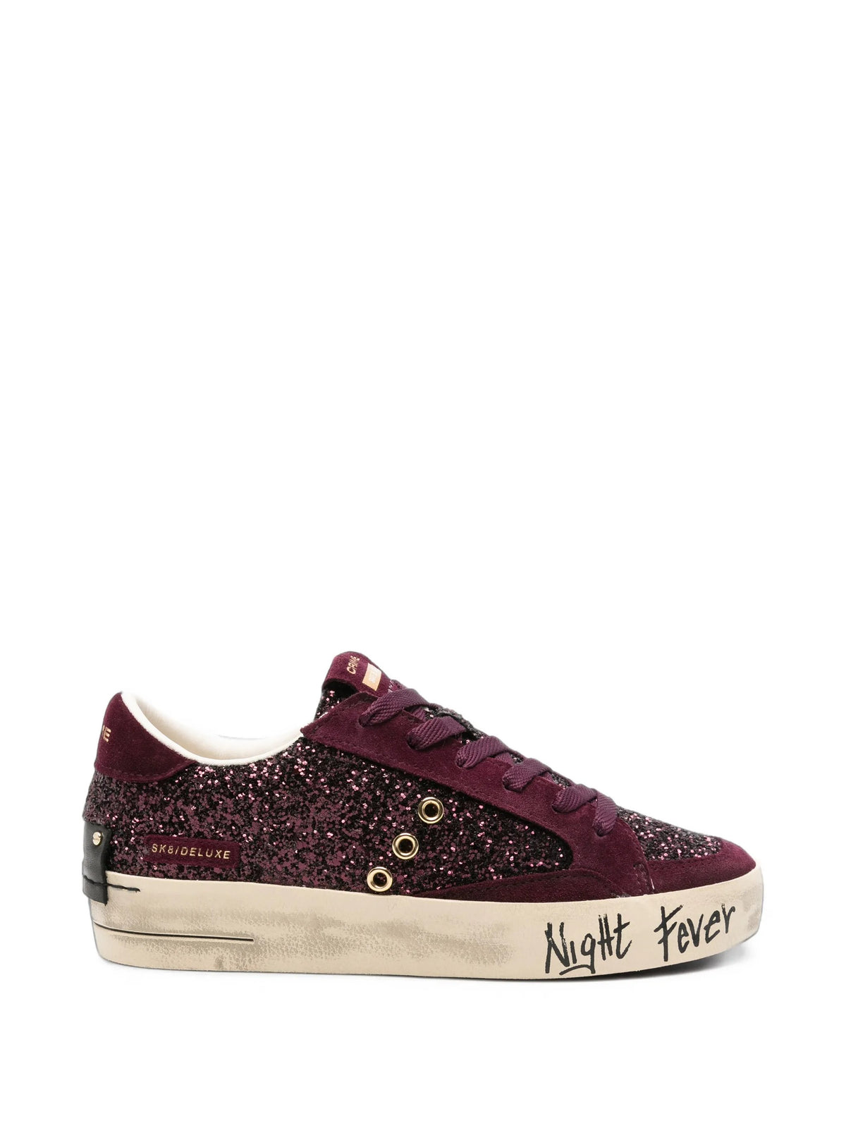 Crime London Sneakers da Donna Crime london, colore Rosso Rosso