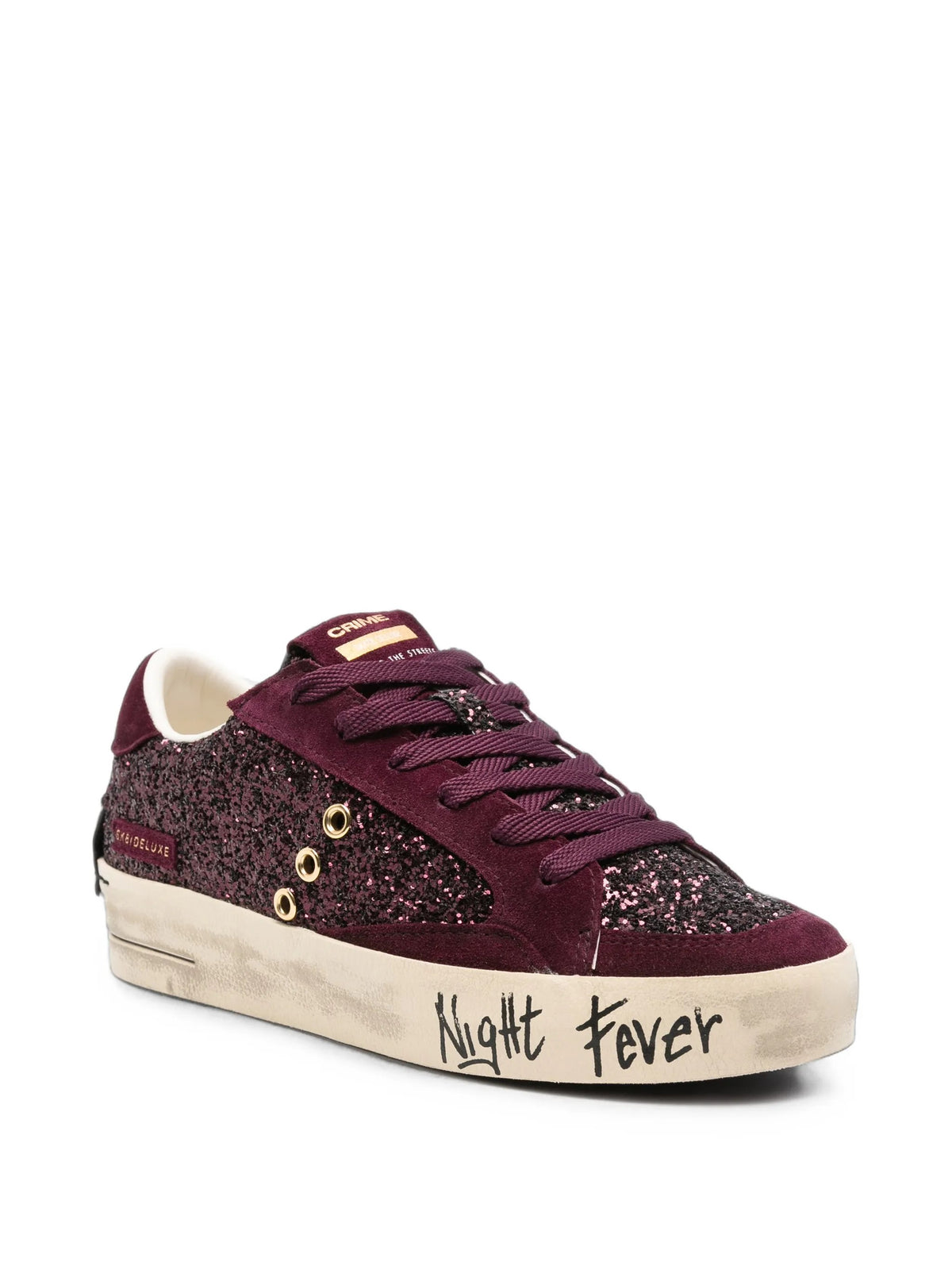 Crime London Sneakers da Donna Crime london, colore Rosso Rosso