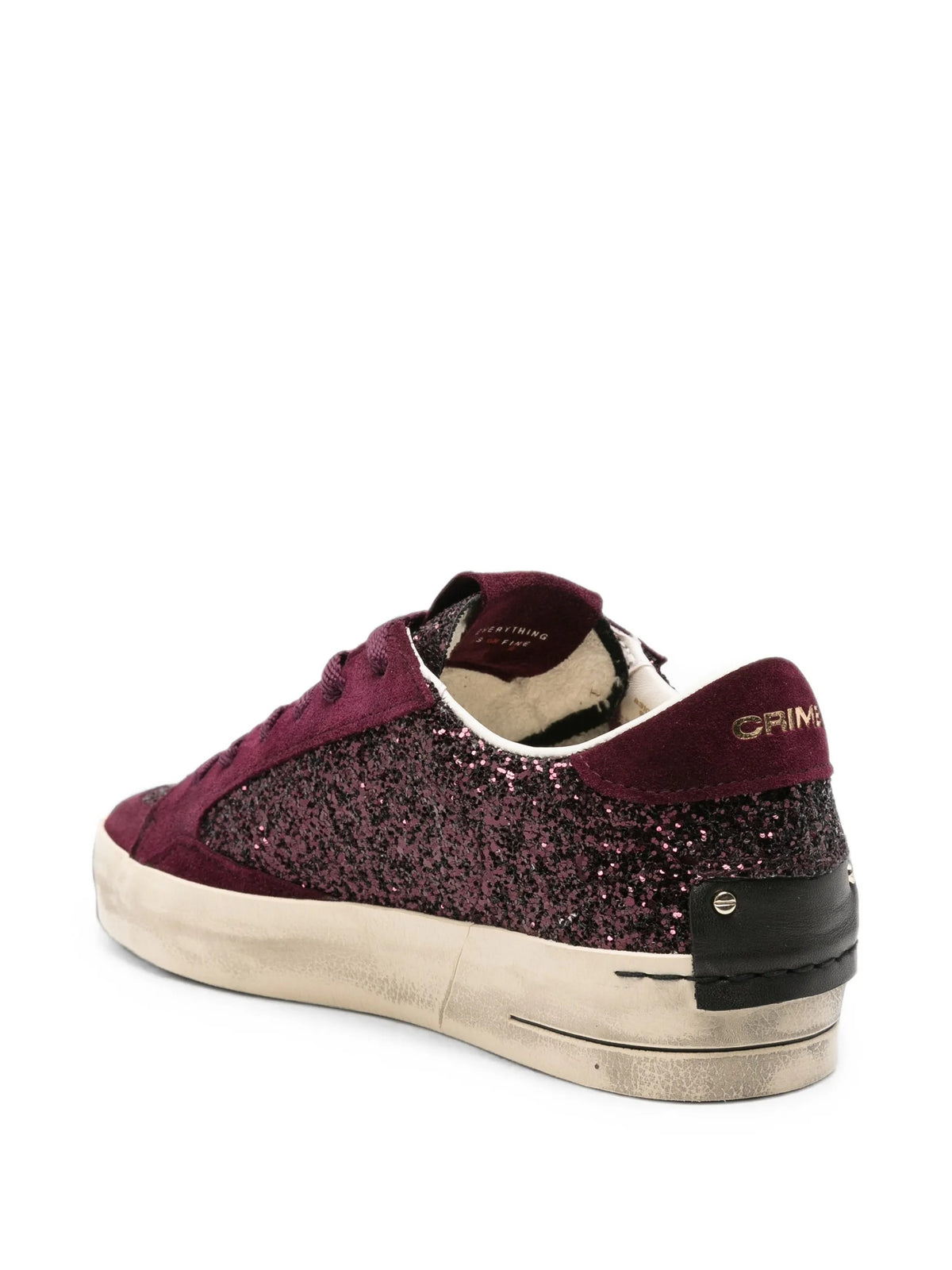 Crime London Sneakers da Donna Crime london, colore Rosso Rosso