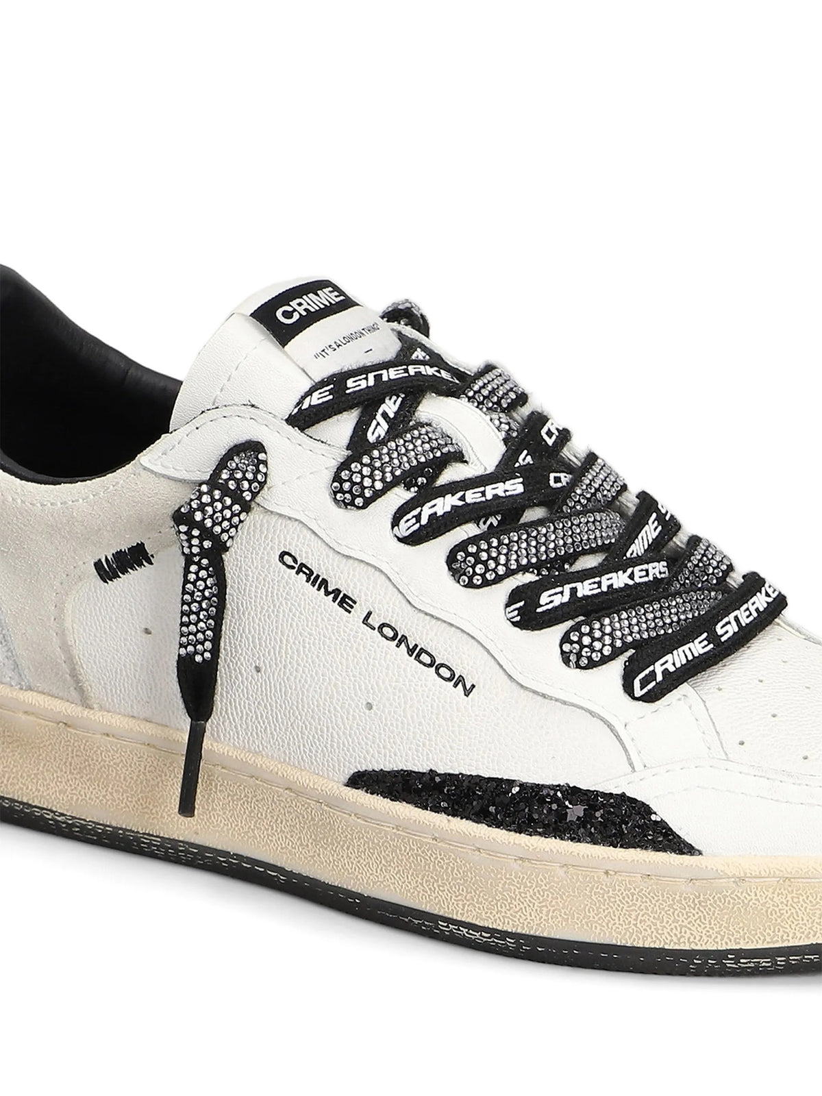 Crime London Sneakers da Donna Crime london, colore Bianco Bianco