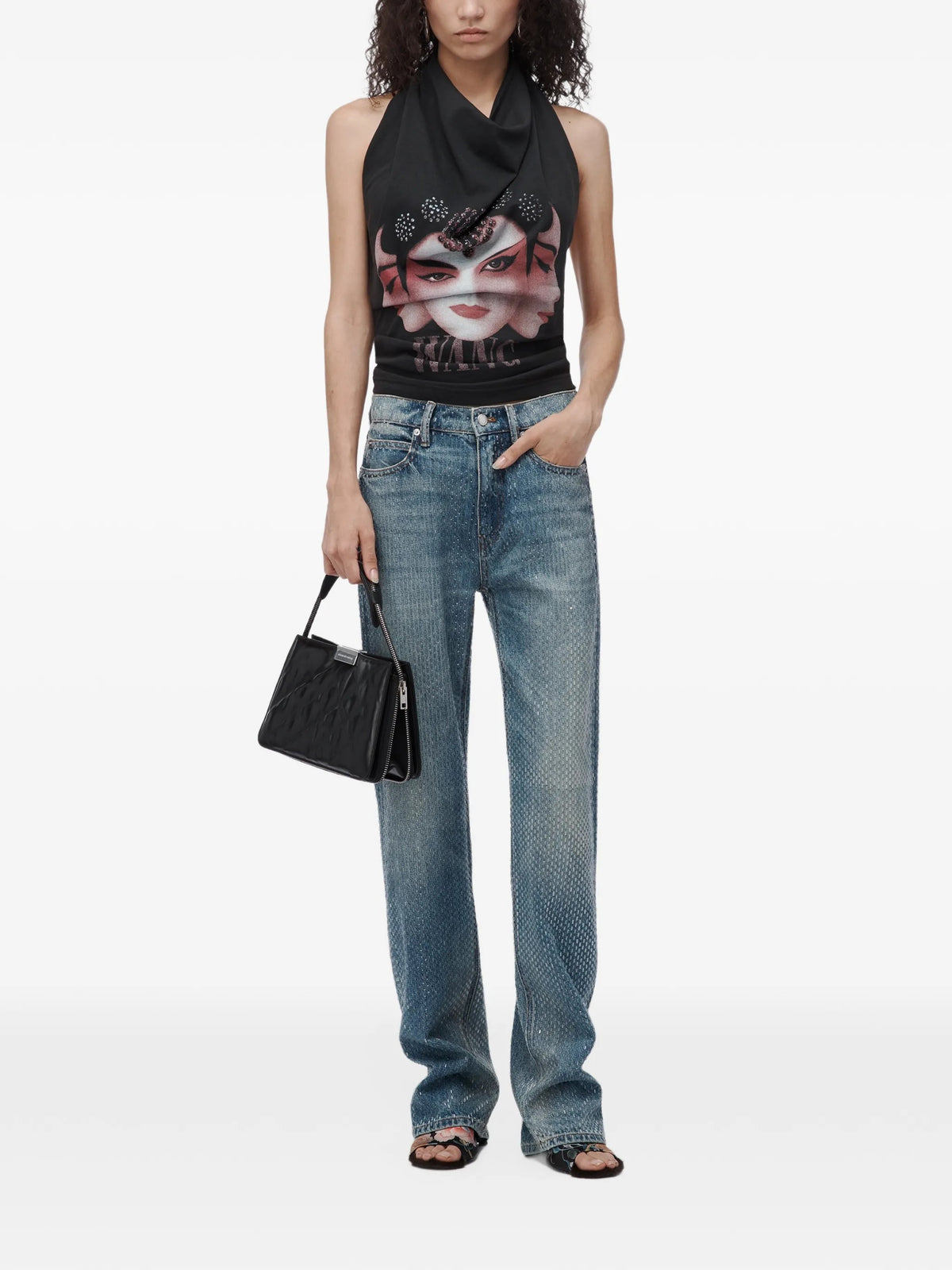 Alexander Wang Top casual da Donna Alexander wang, colore Nero Nero