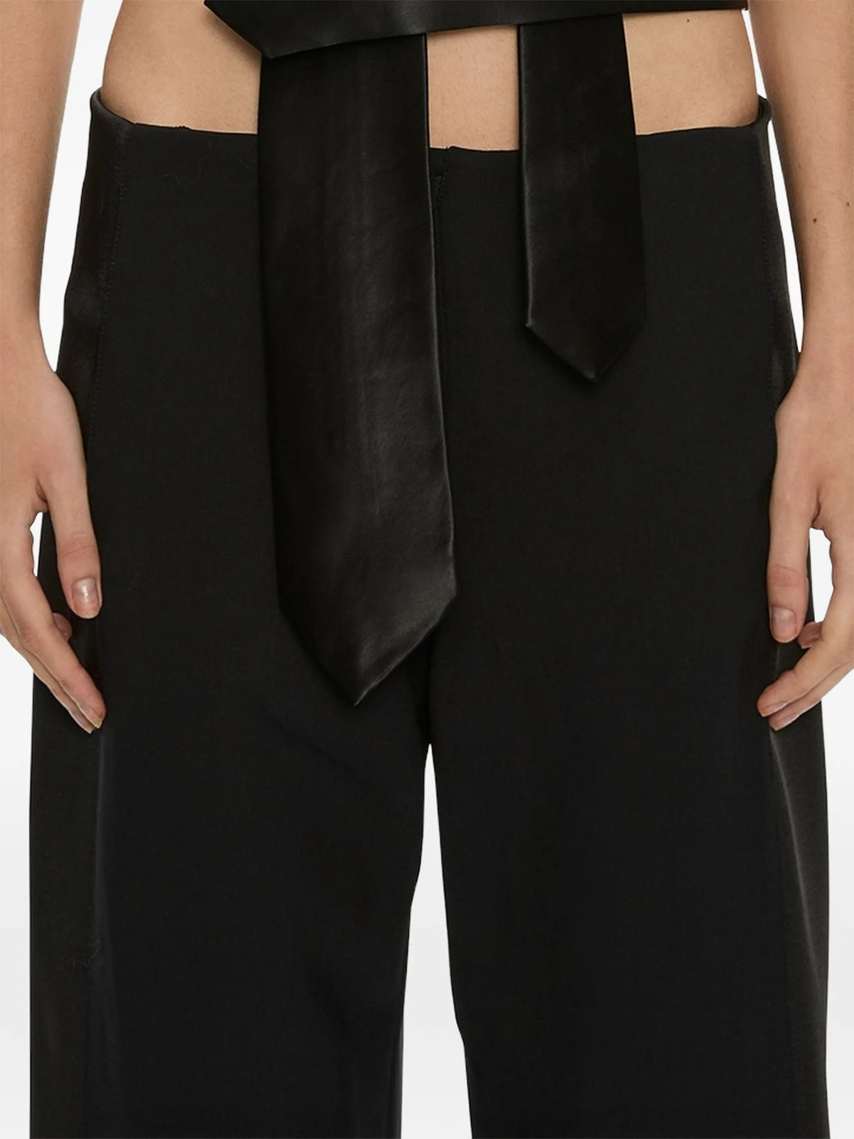 Christopher Esber Pantaloni flared da Donna Christopher esber, colore Nero Nero
