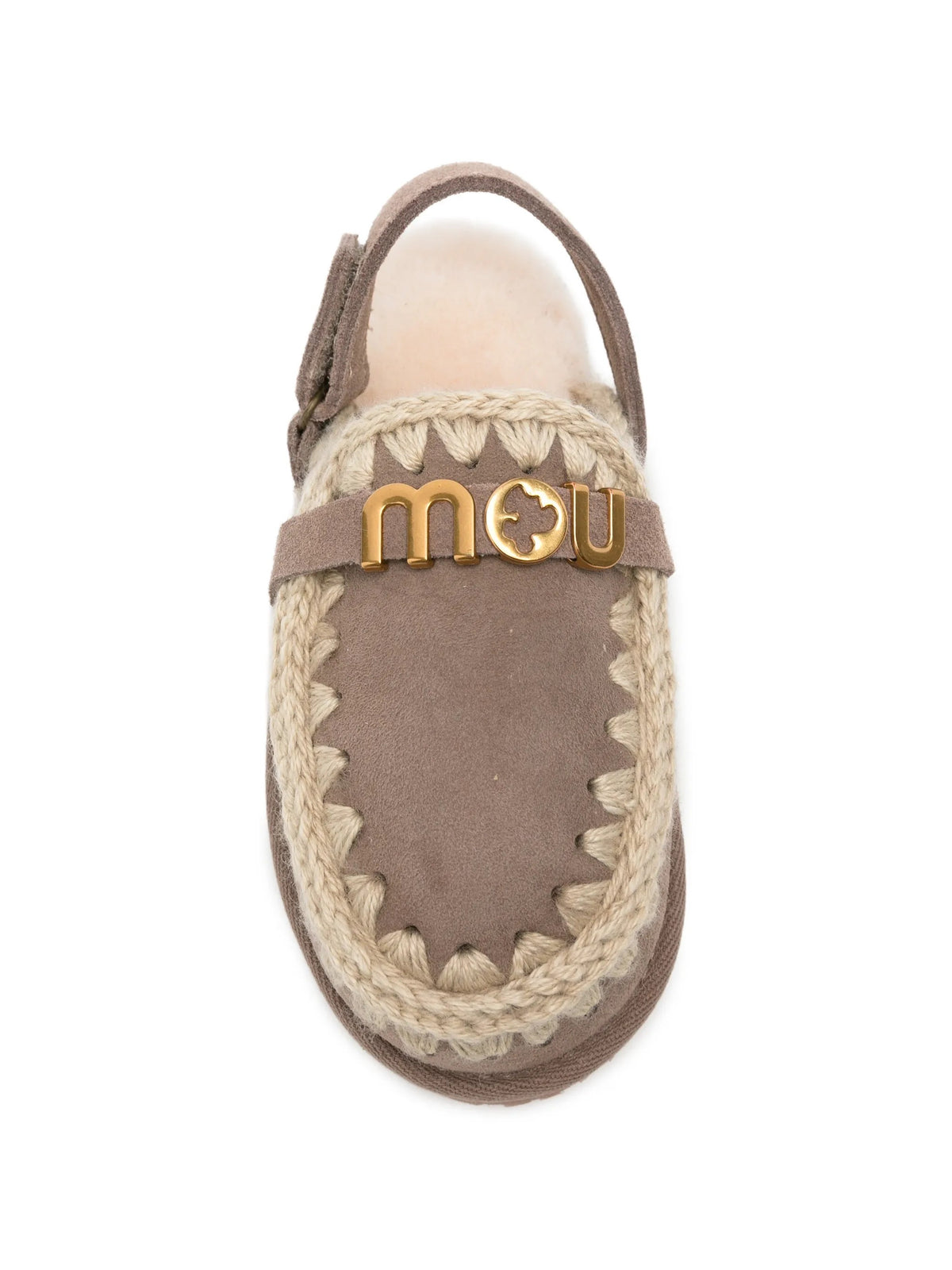 Mou Ciabatte da Bambina Mou, colore Grigio Grigio