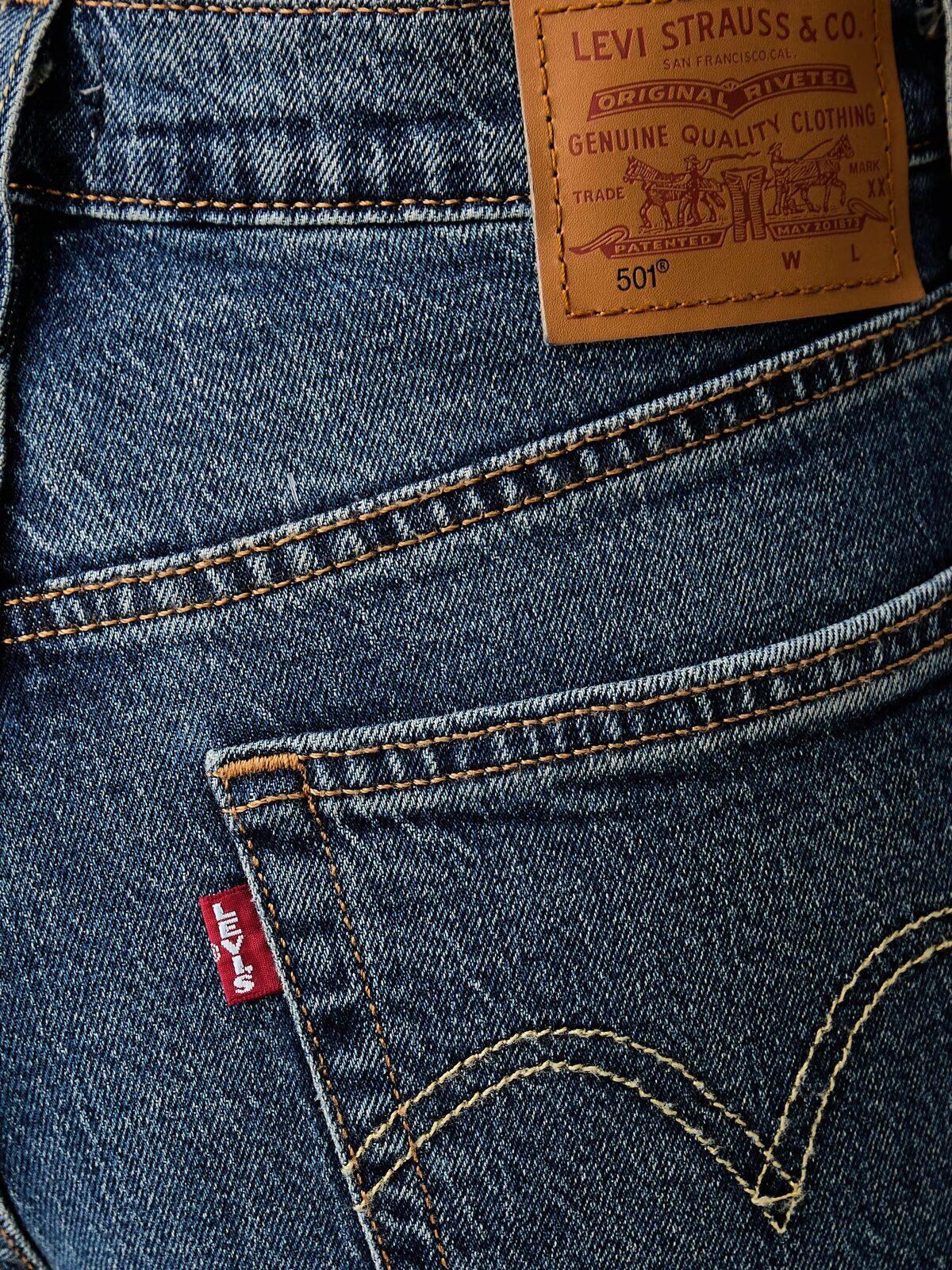 Levi's Jeans slim da Donna Levi's, colore Blu Blu