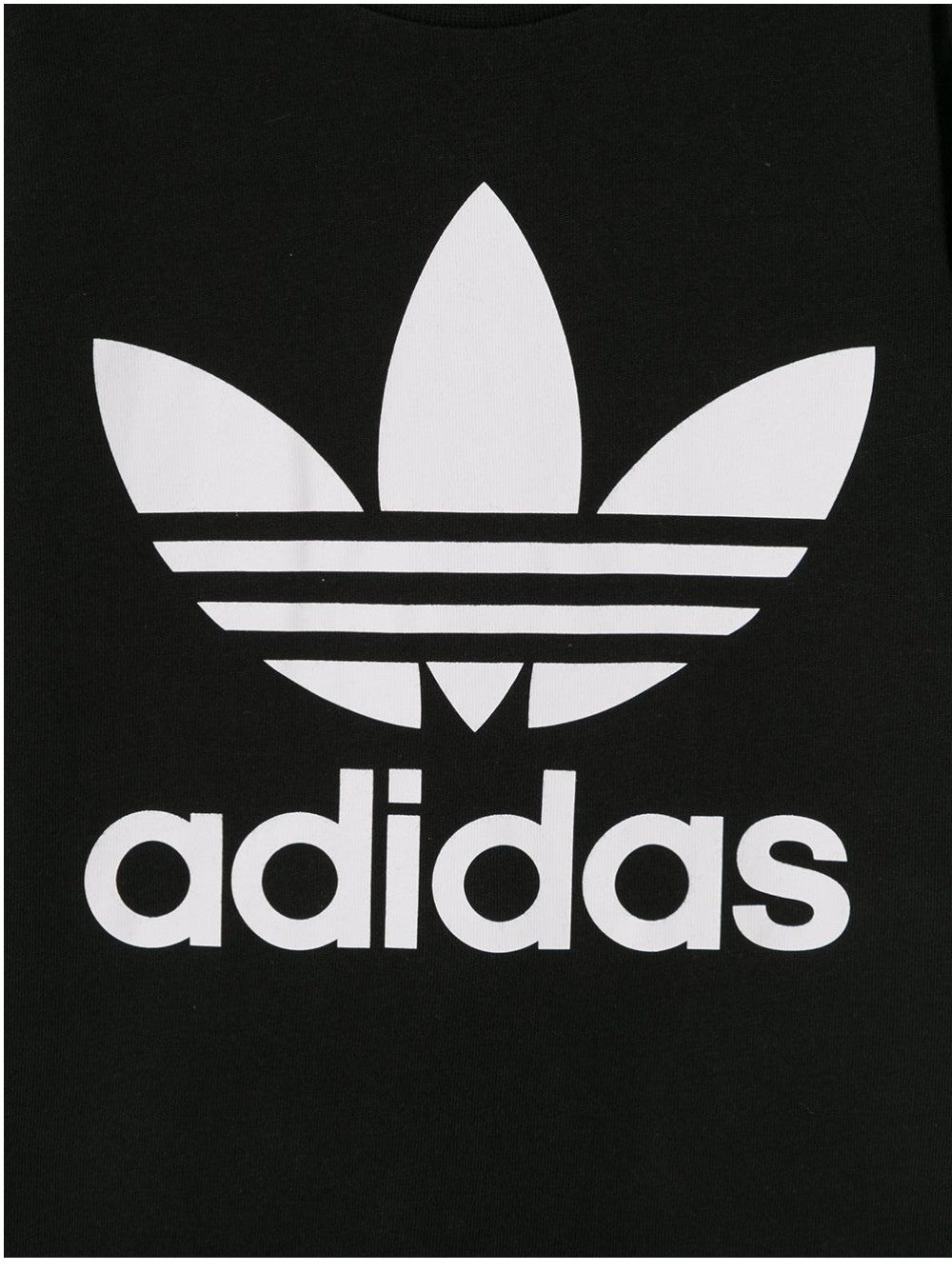 Adidas T-SHIRT CON STAMPA LOGO Nero