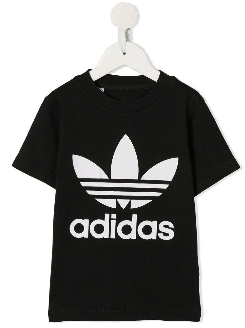 Adidas T-SHIRT CON STAMPA LOGO Nero