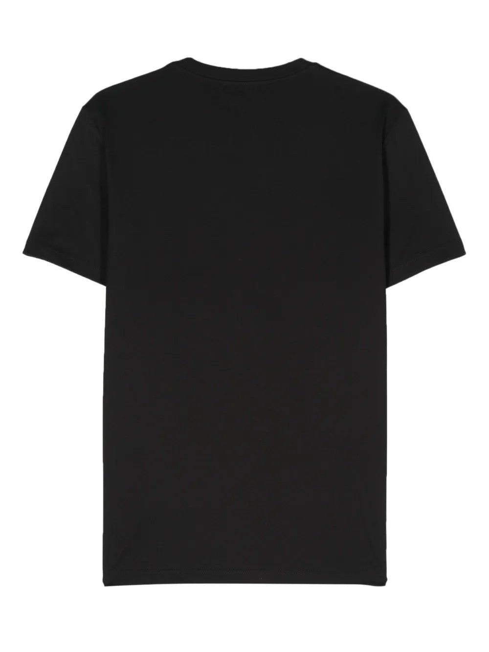 Dondup T-SHIRT TINTA UNITA CON MINI LOGO Nero