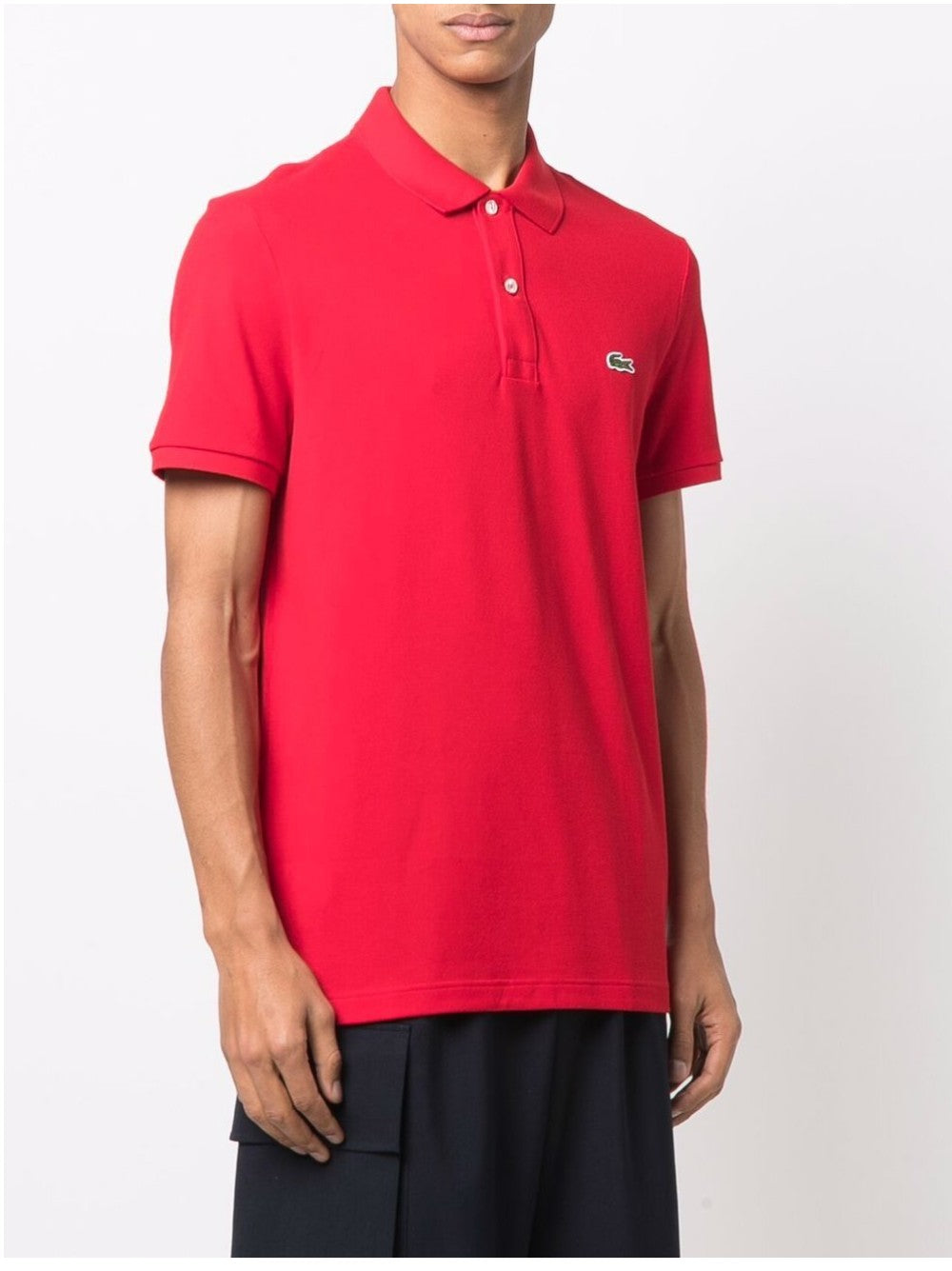 Lacoste POLO CON LOGO RICAMATO Rosso