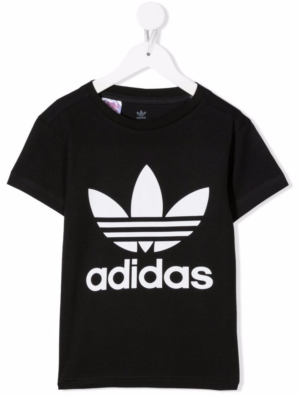 Adidas T-SHIRT CON STAMPA LOGO Nero