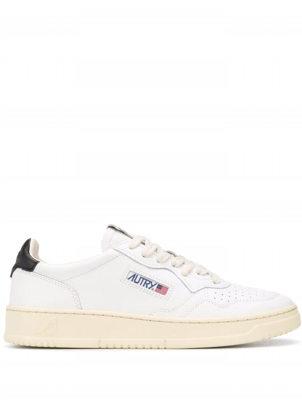 Autry SNEAKERS MEDALIST LOW IN PELLE Bianco