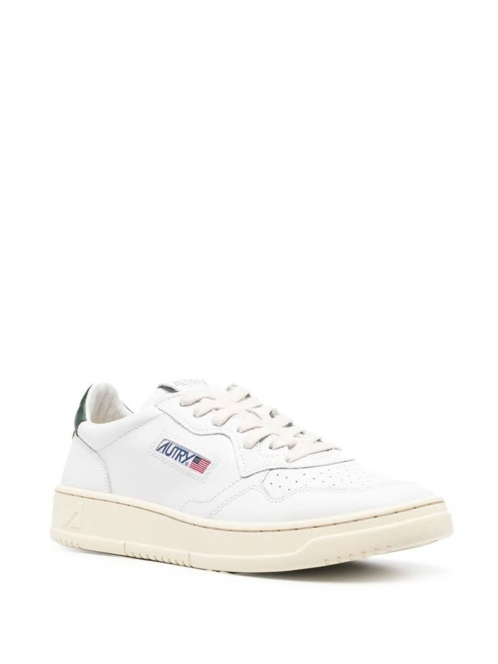 Autry SNEAKERS MEDALIST LOW IN PELLE Bianco