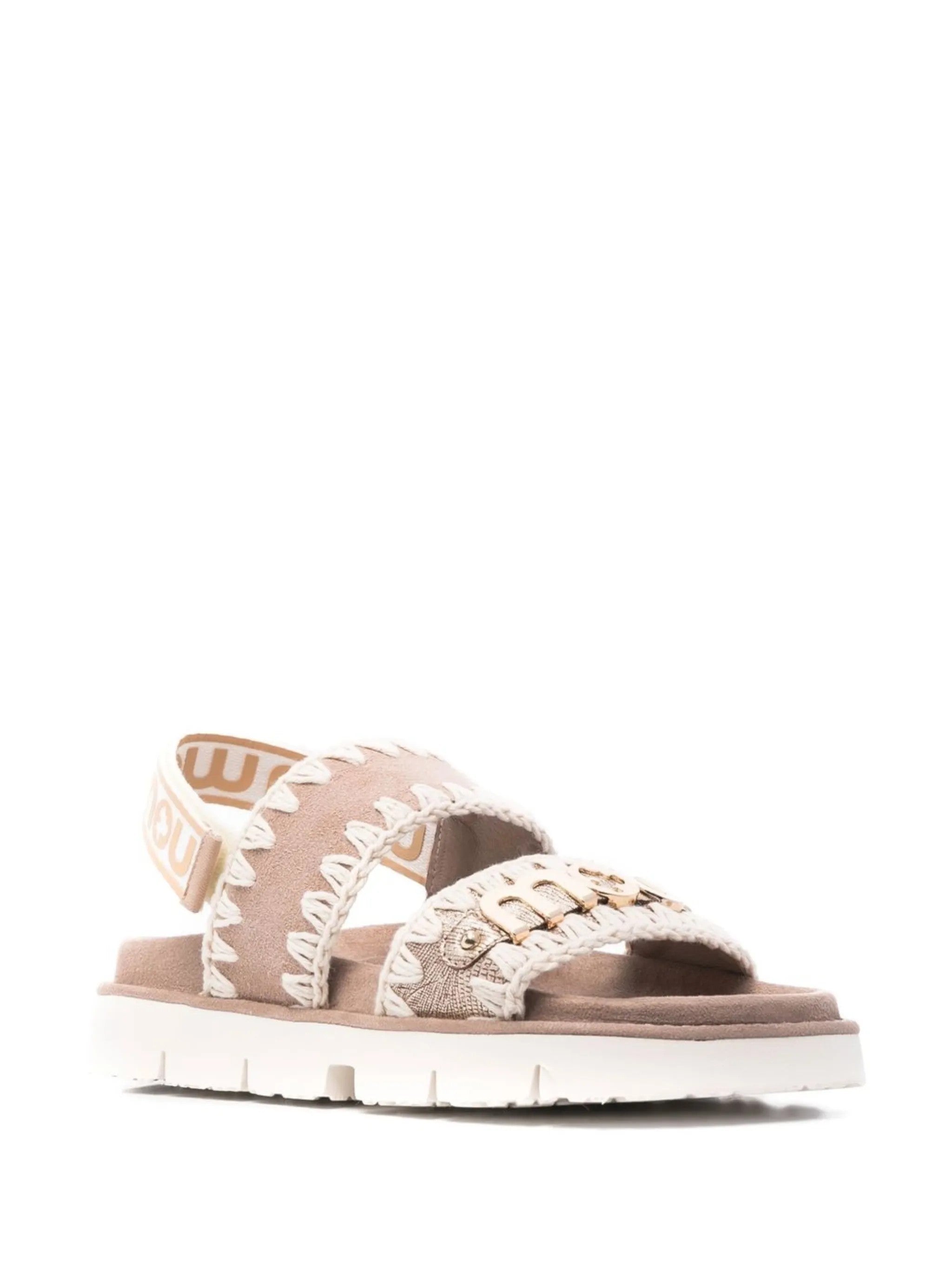 Mou BIO SANDAL RÜCKENRIEMEN Gold