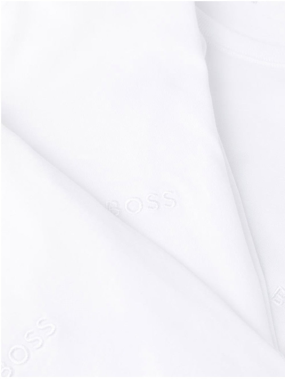 Boss SET TRE T-SHIRT CON LOGO RICAMATO Bianco