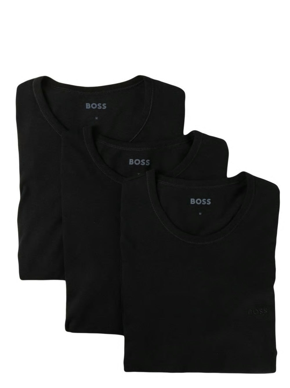 Boss SET TRE T-SHIRT CON LOGO RICAMATO Nero