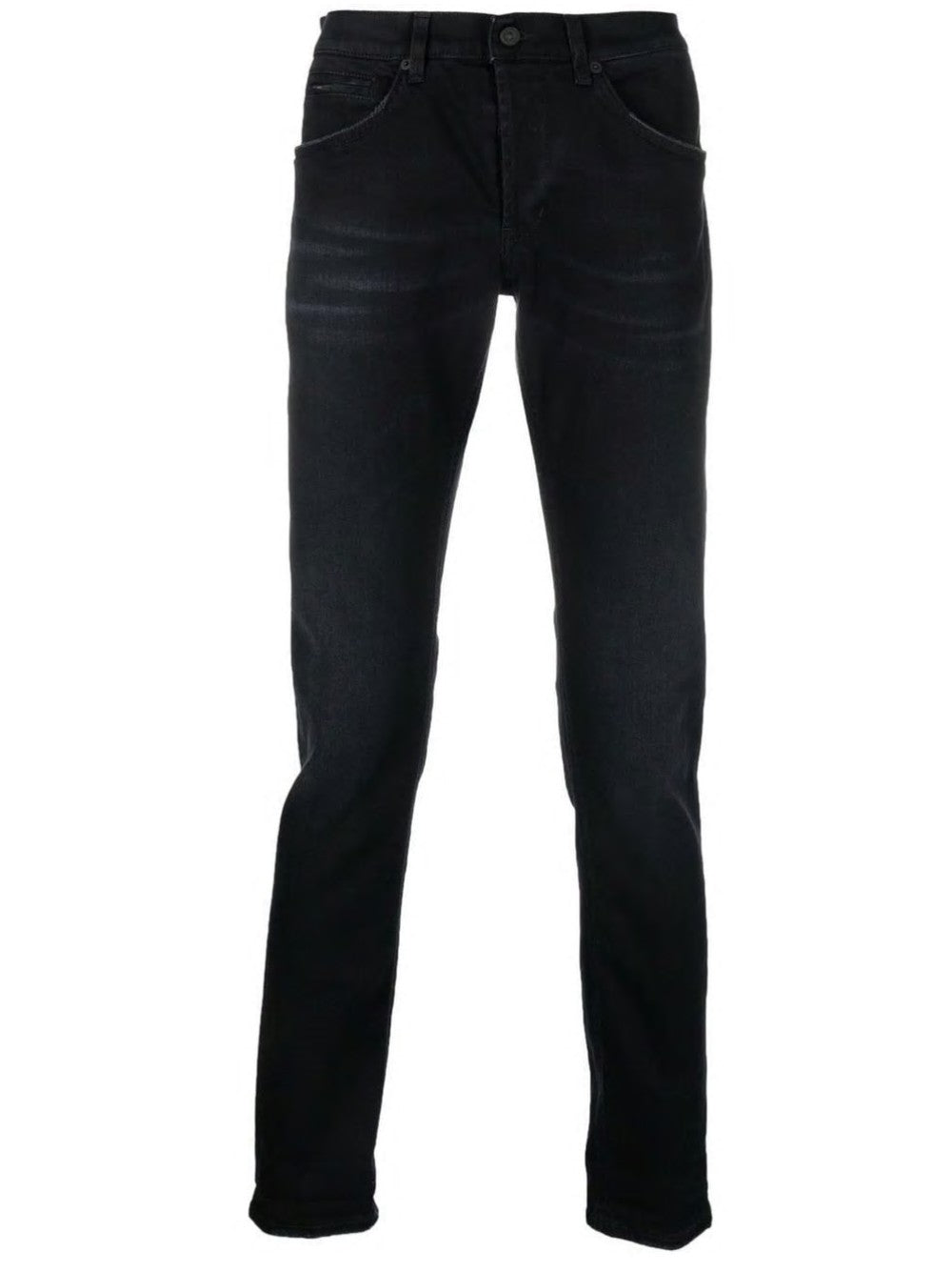 Dondup JEANS DRITTI CON VITA BASSA Nero