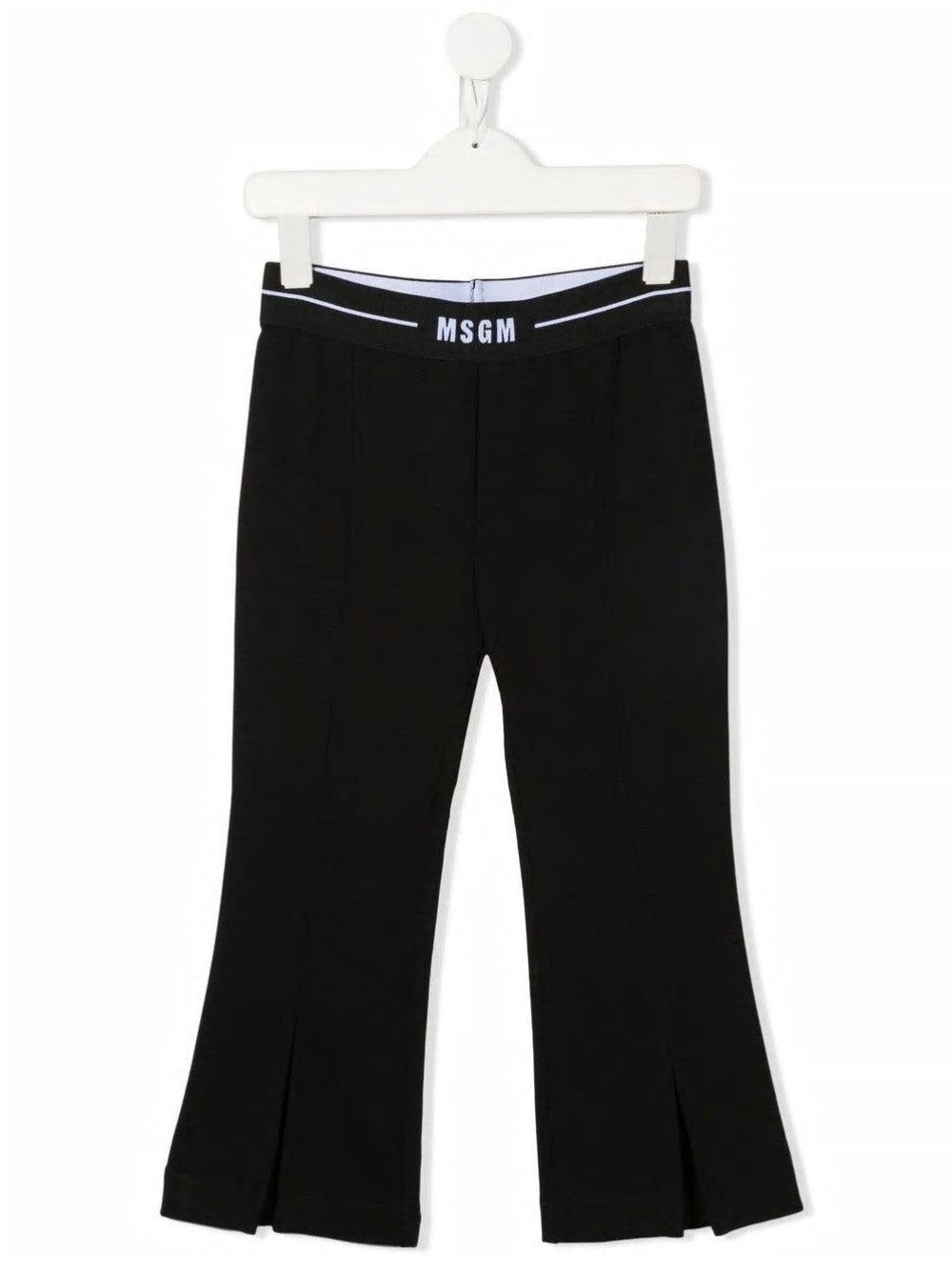 FLARED TROUSERS WITH LOGO