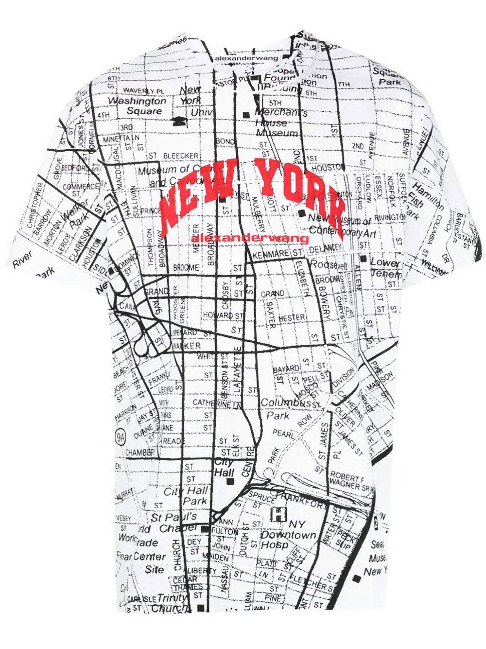 T-SHIRT CON STAMPA NEW YORK