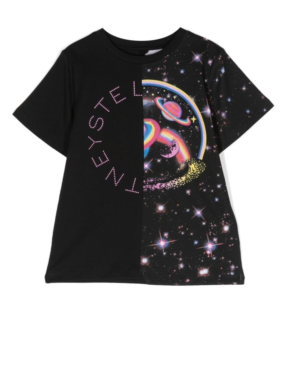 T-SHIRT CON STAMPA STELLA COSMICA