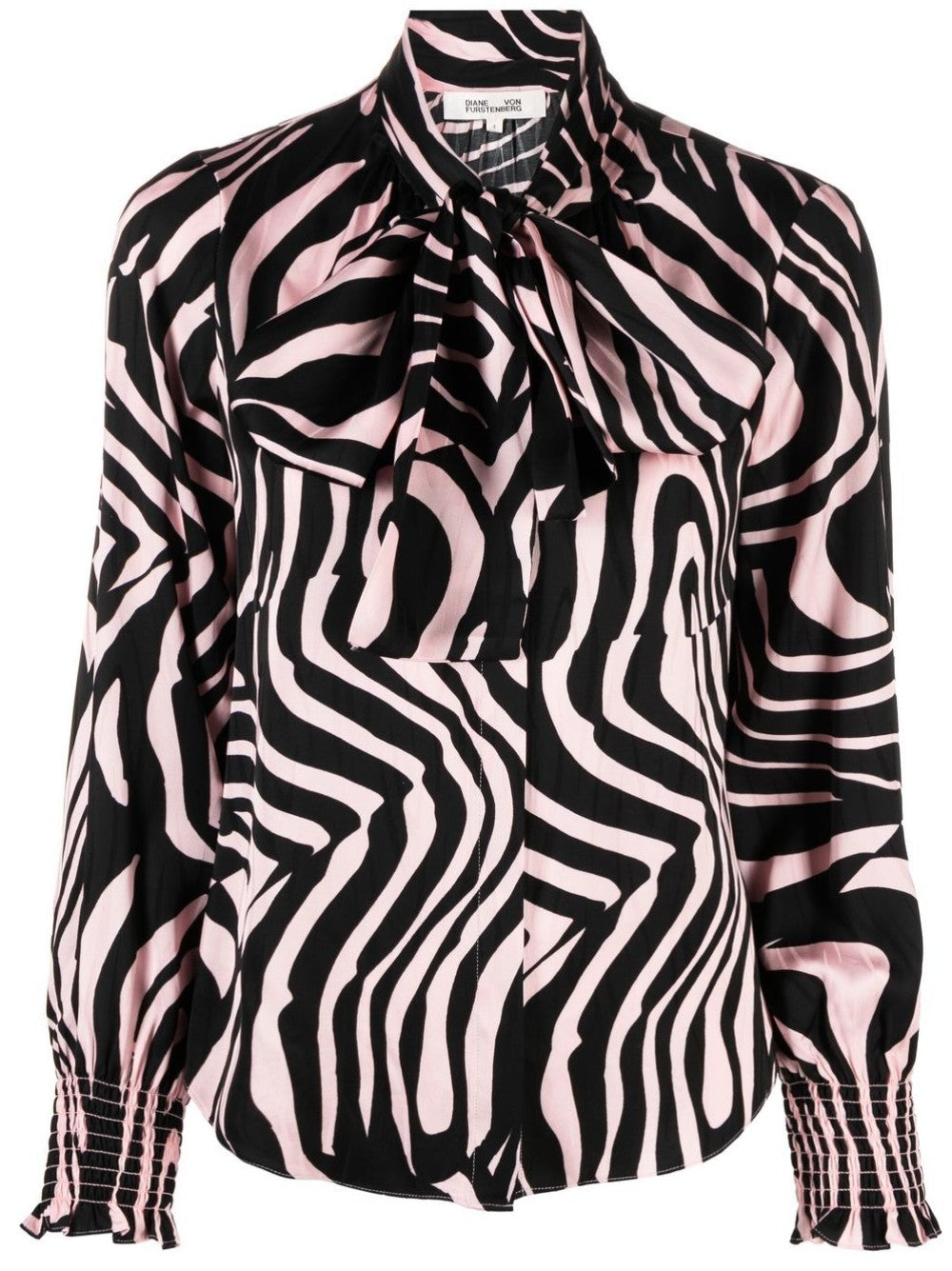 Shirt with zebra print