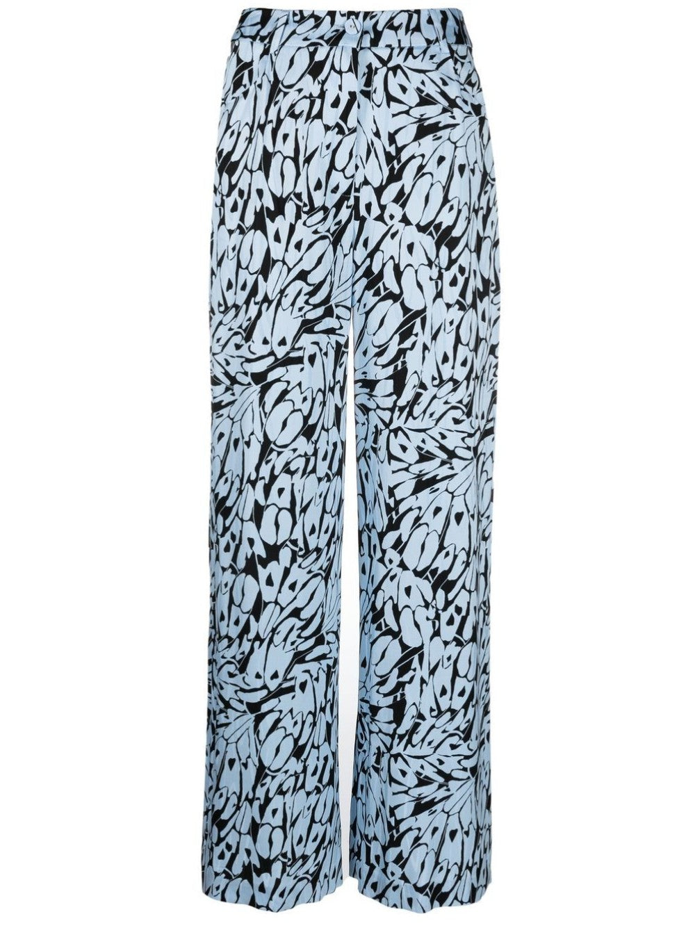 Trousers with abstract print