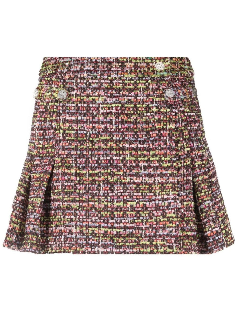 Rotate MINIGONNA A VITA ALTA IN TWEED Viola