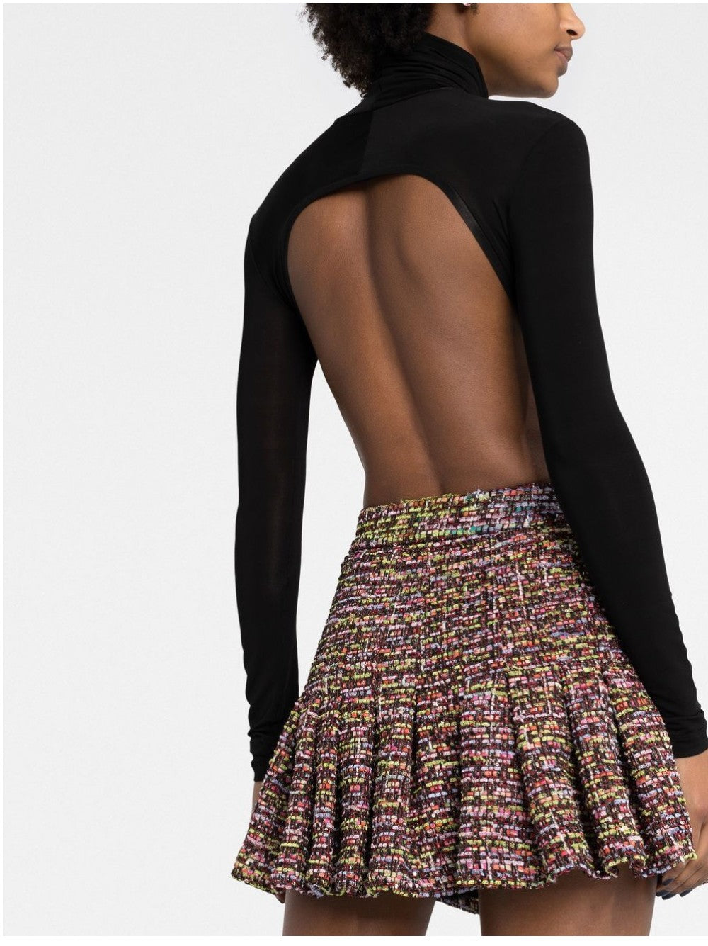 Rotate MINIGONNA A VITA ALTA IN TWEED Viola