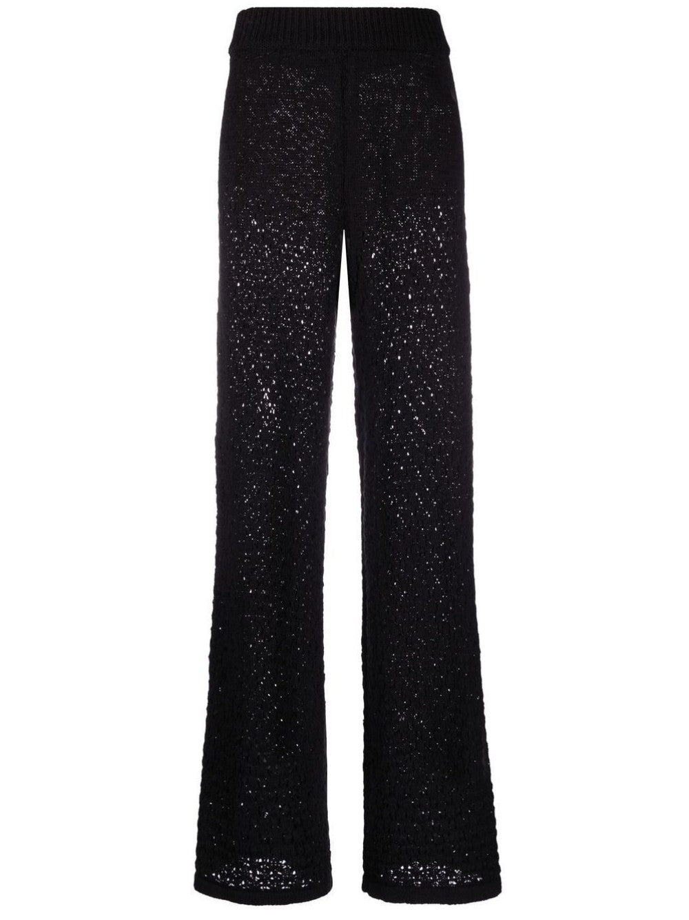 Rotate PANTALONI IN MAGLIA Nero