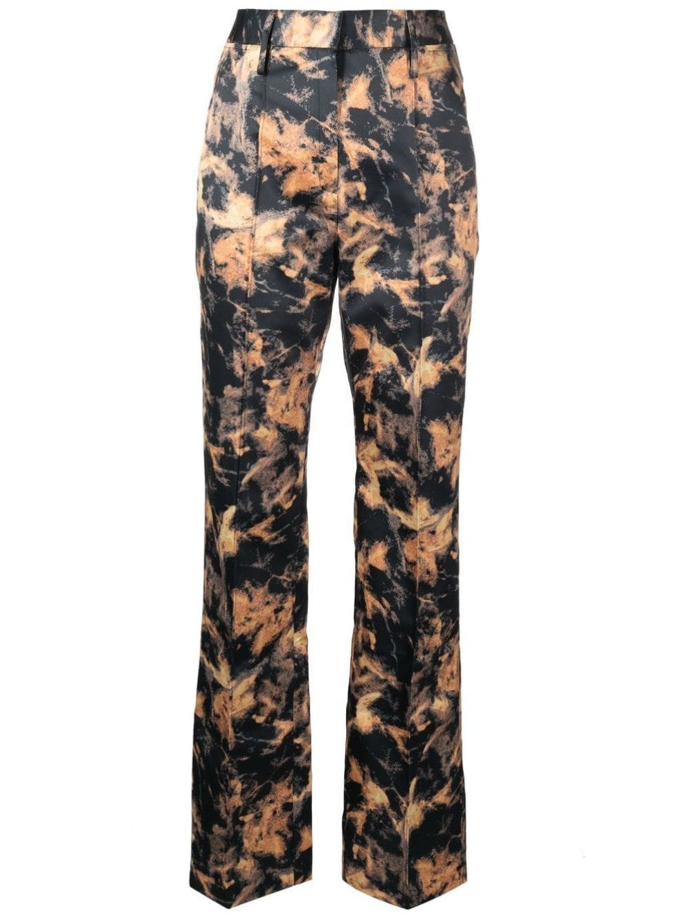 Rotate PANTALONI CON FANTASIA ASTRATTA Nero