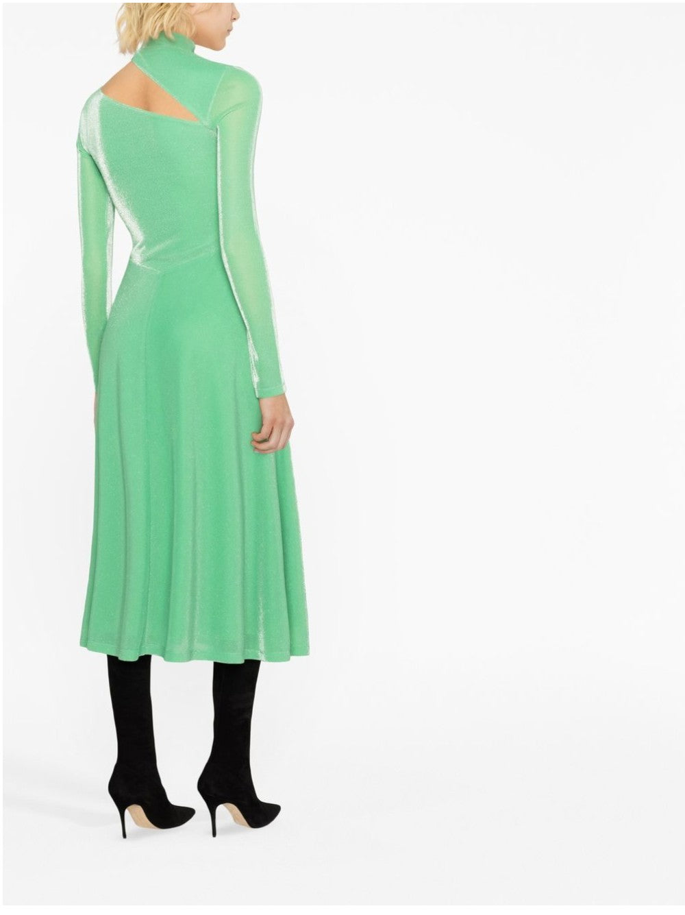Rotate ABITO MIDI CUT-OUT Verde