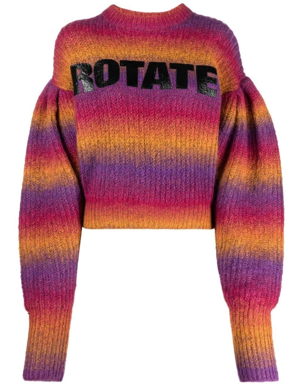 Rotate MAGLIA CON MANICHE A PALLONCINO E LOGO Rosa