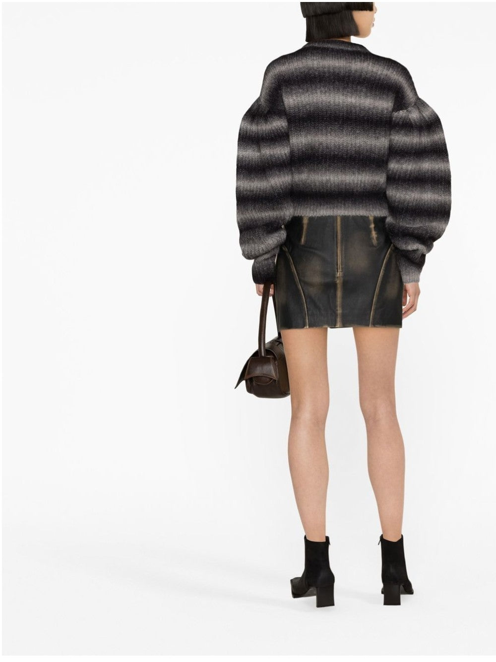 Rotate MAGLIA CON MANICHE A PALLONCINO E LOGO Grigio